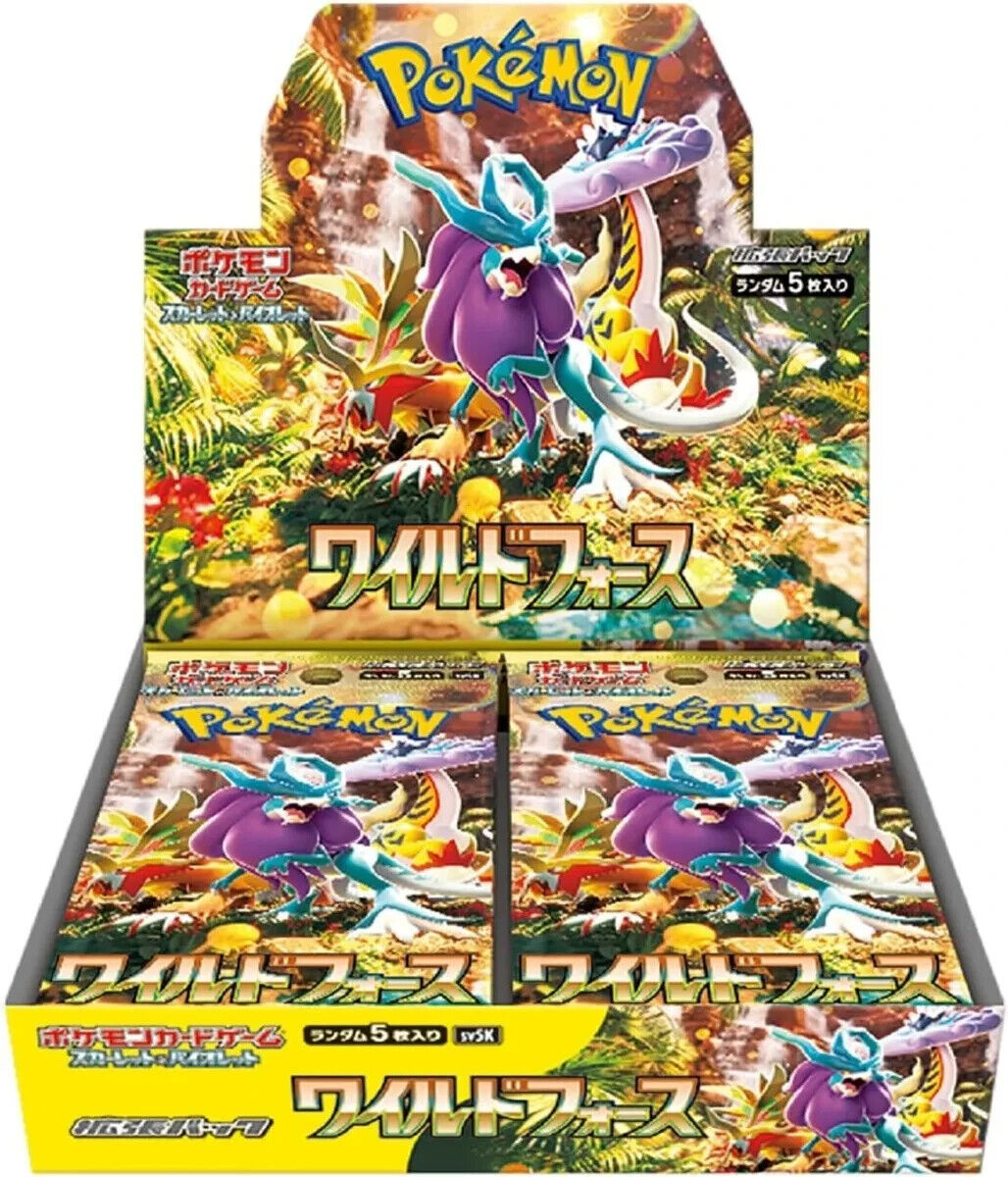 Scarlet & Violet Wild Force - Japanese SV5K Booster Box Or Booster Pack!