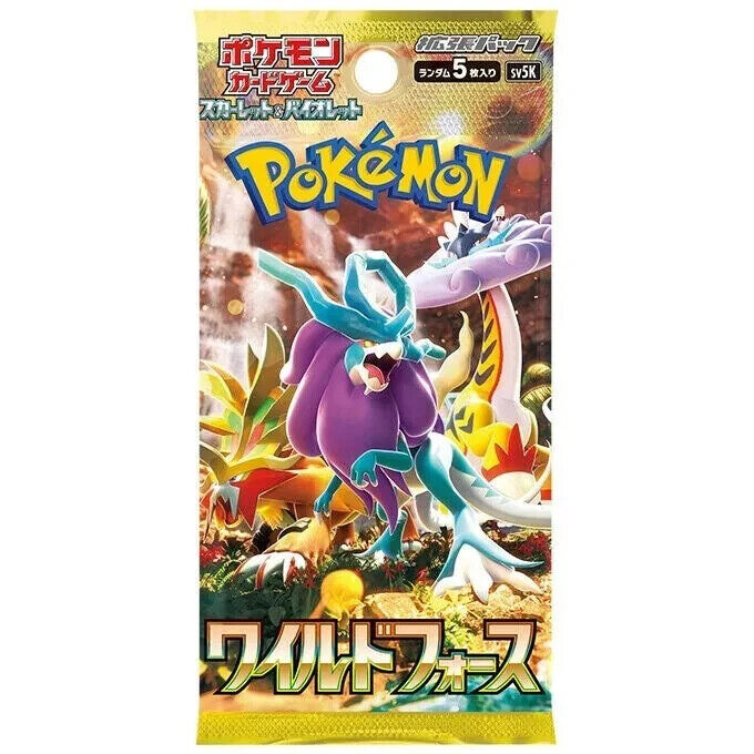 Scarlet & Violet Wild Force - Japanese SV5K Booster Box Or Booster Pack!